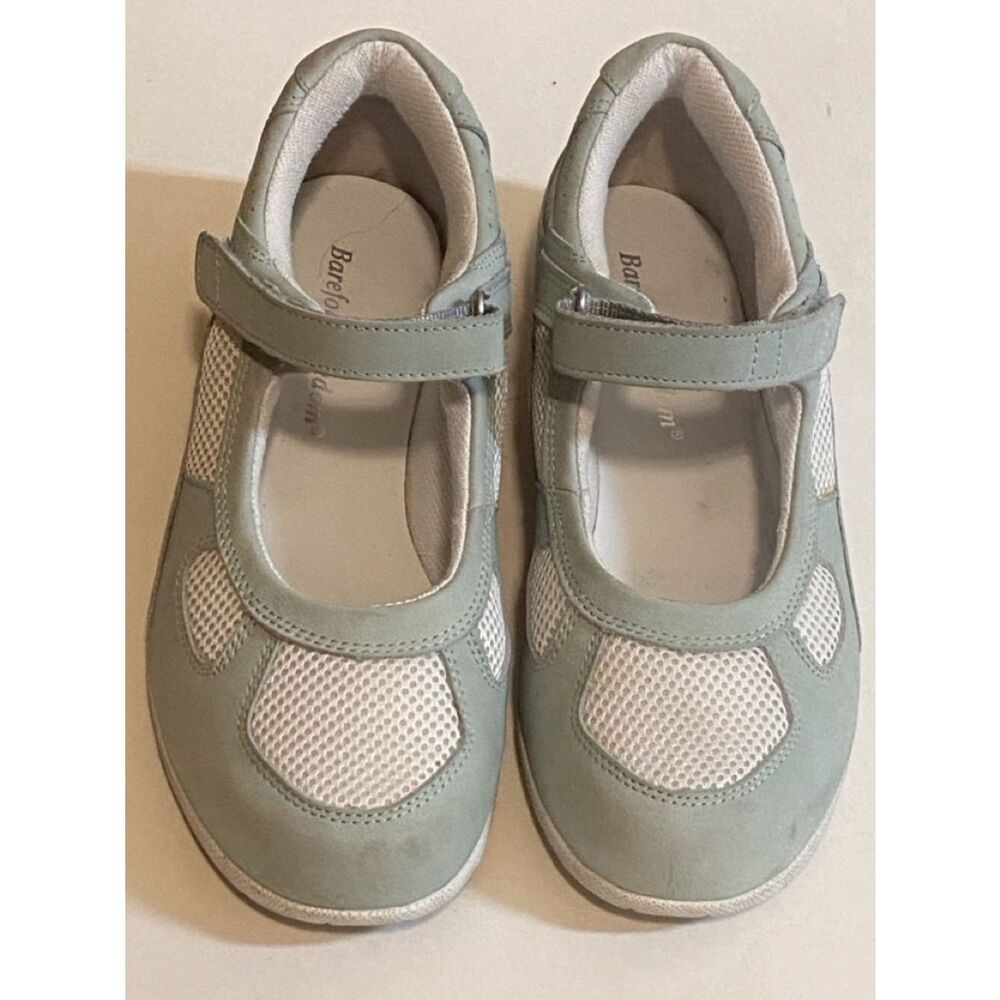 Barefoot Freedom Mary Jane Sneakers in Light Blue with Hook-and-Loop Strap  9WW - Picture 3 of 9